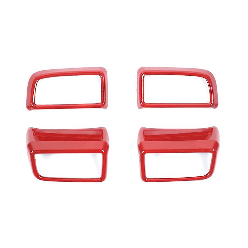 Car Dashboard Console Volt Meter Oil Temp Panel Cover Trim Red