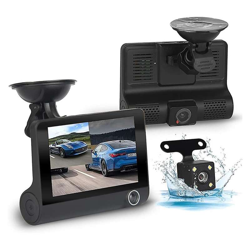 4 Inch Wide Angle Night Vision Full Hd 1080p Car Camera