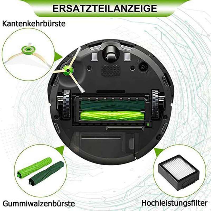 Replacement Parts for Irobot Roomba I7 I7+/i7 Plus E5 Vacuum Cleaner