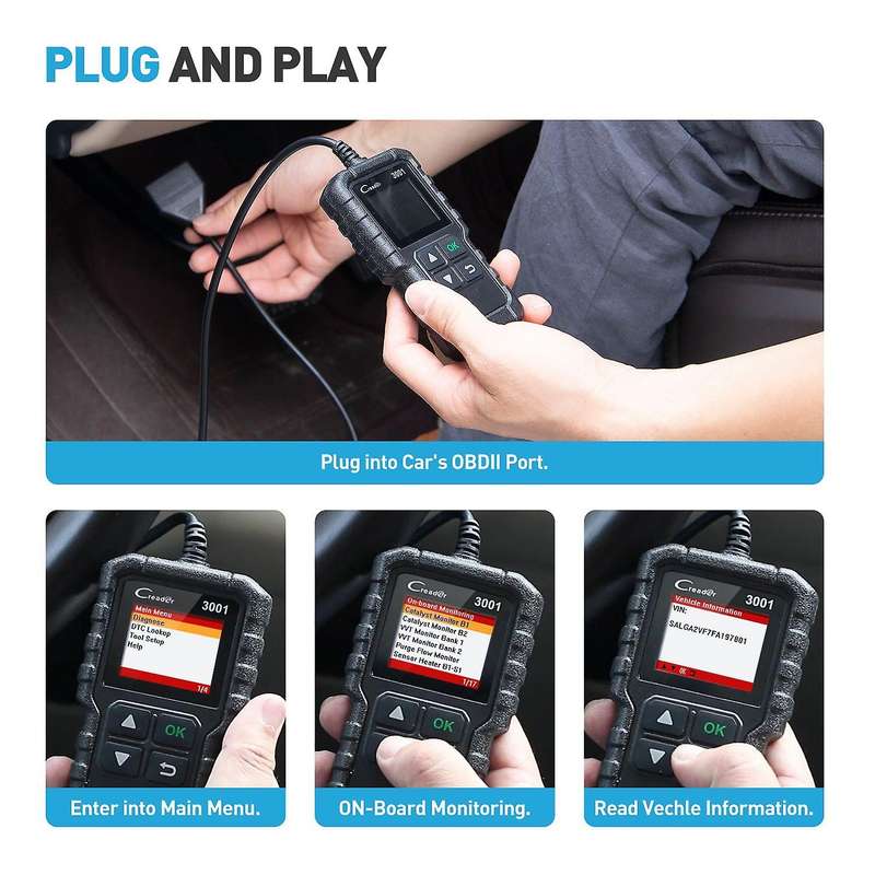 Launch Car Computer Diagnostic Instrument Cr3001 Code Reading Card