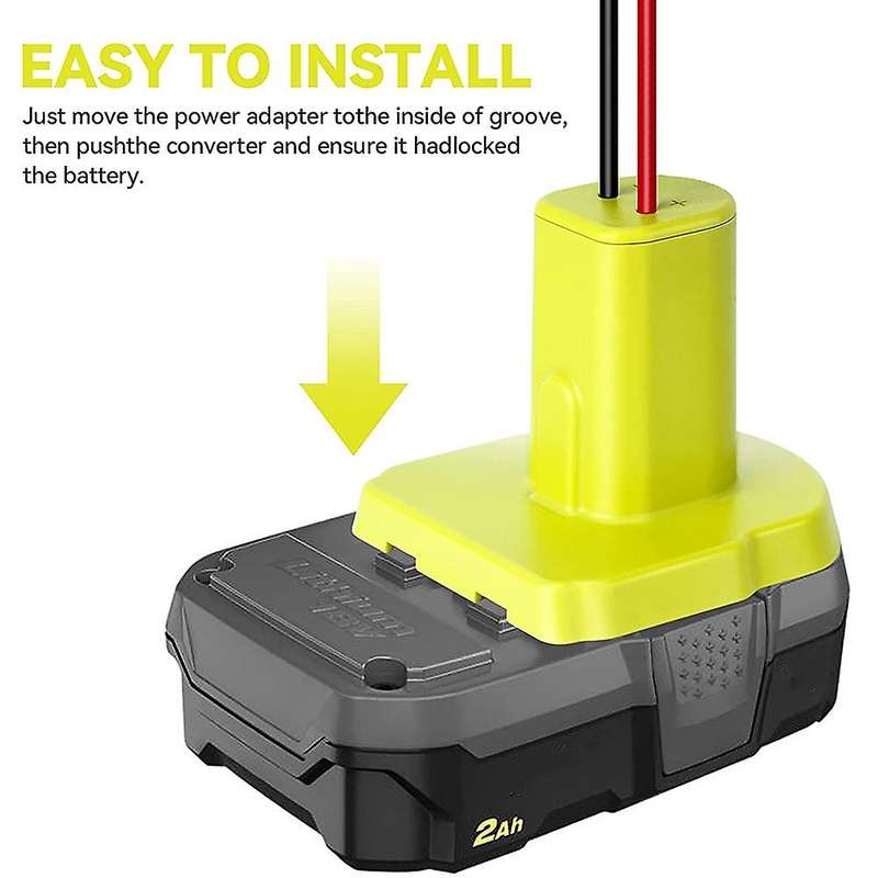 For Power Wheels Adaptor for Ryobi 18v Diy with Step Down 8-40v to 12v