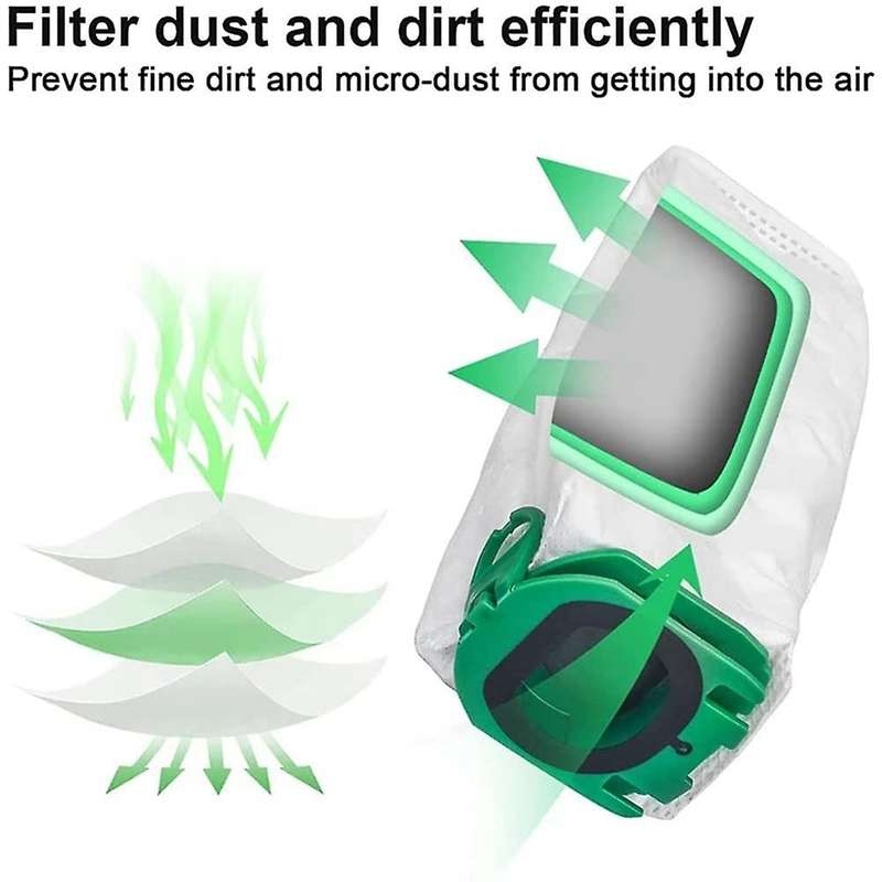 Dust Bag for Vorwerk Kobold Vb100 Vb 100 Fp100 Fp 100 Cordless