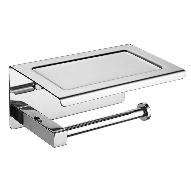 304 Stainless Steel Paper Towel Rack Shelf Toilet Paper Roll Holder