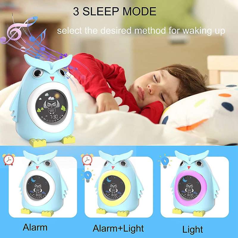 Kids Alarm Clock,okay to Wake Clock, Children's Trainer Clock