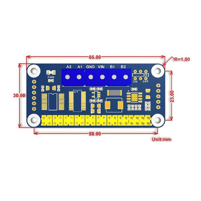For Raspberry Pi 4 Model B Motor Driver Hat Board