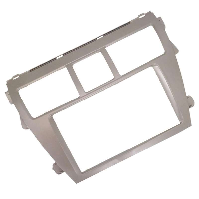 2x 2 Din Stereo Radio Dvd Player Frame Panel Trim for Toyota Vios