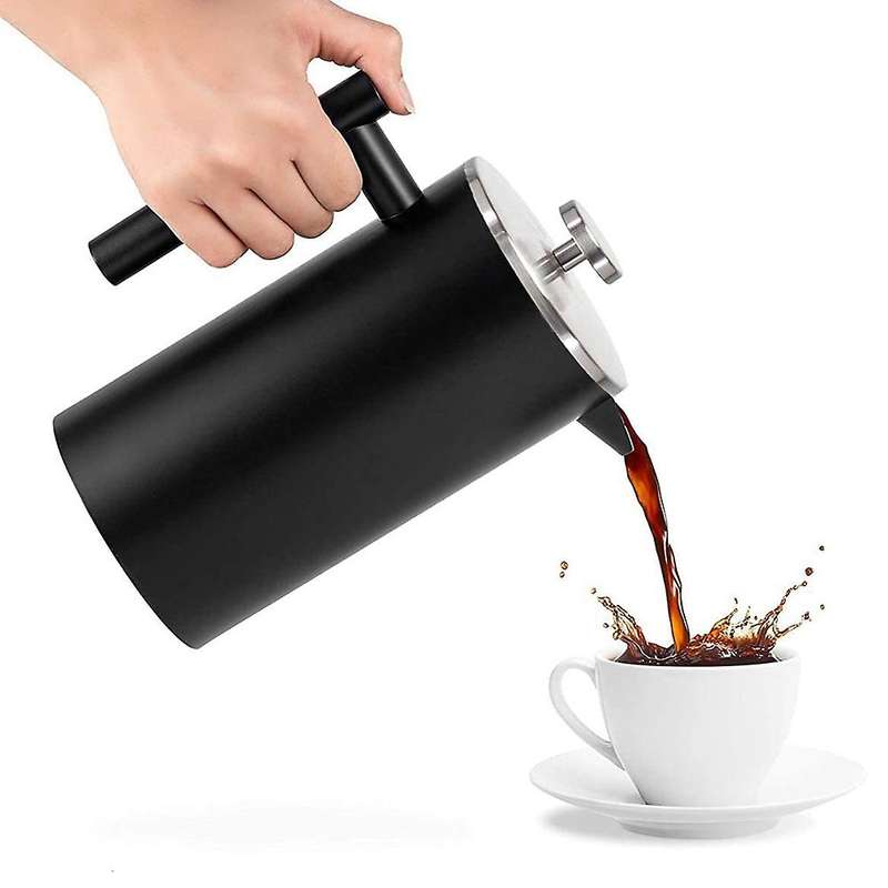 8 Cup/1 Litre French Press Coffee Maker, with 304 Stainless Steel