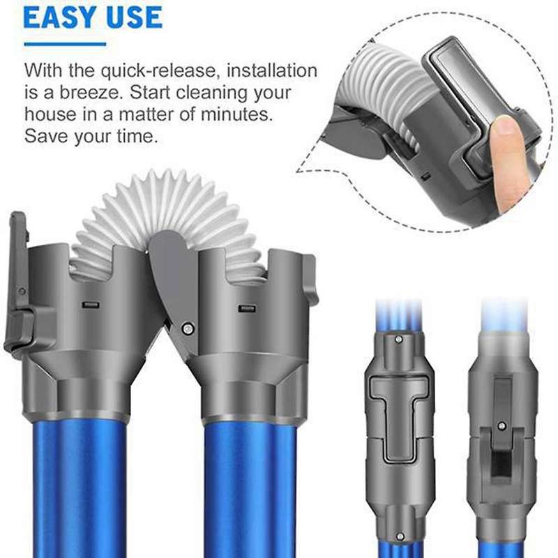 Foldable Extension Tube for Dyson V7 V8 V10 Vacuum Cleaner Flex Tube