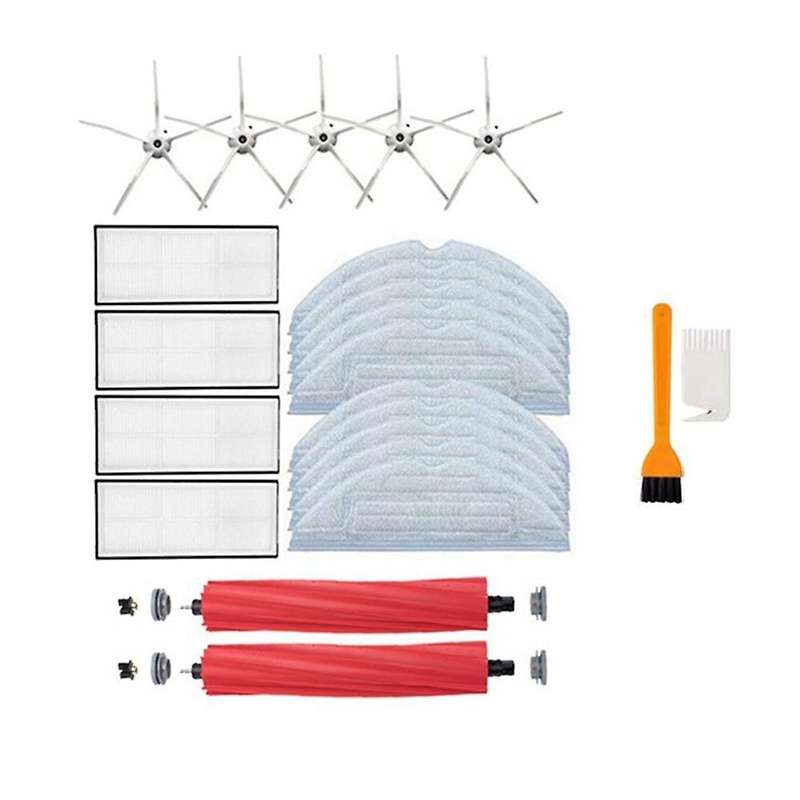 23pcs Vacuum Cleaner Spare Parts Main Brush Side Brush Hepa