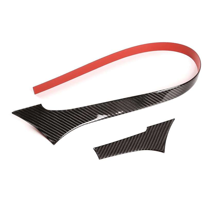 Carbon Fiber Car Dashboard Center Console Ac Vent Cover Trim