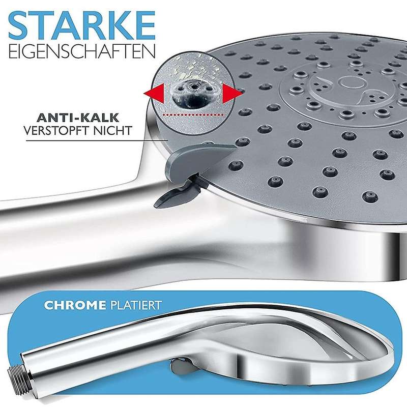 Shower Head with Hose Shower Head Including Water Limiter