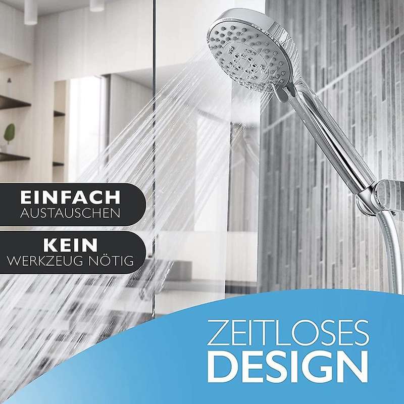 Shower Head with Hose Shower Head Including Water Limiter