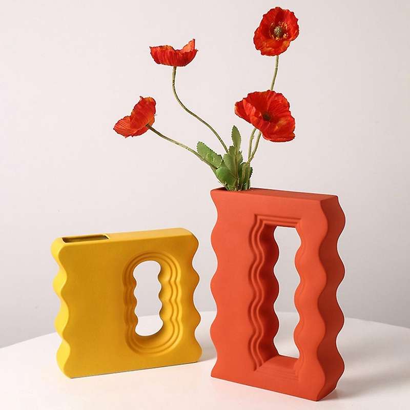 Nordic Art Vase Morandi Ceramic Vase Room Home Desktop Decoration 2