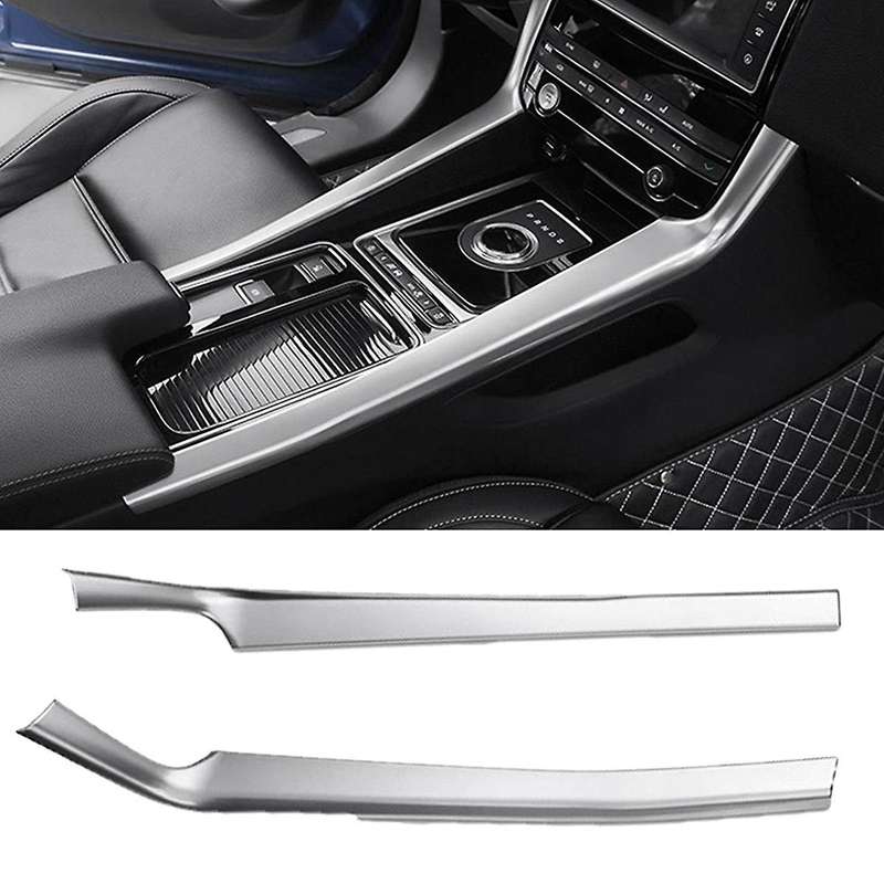 Car Center Console Side Frame Cover Decoration Strip for Jaguar