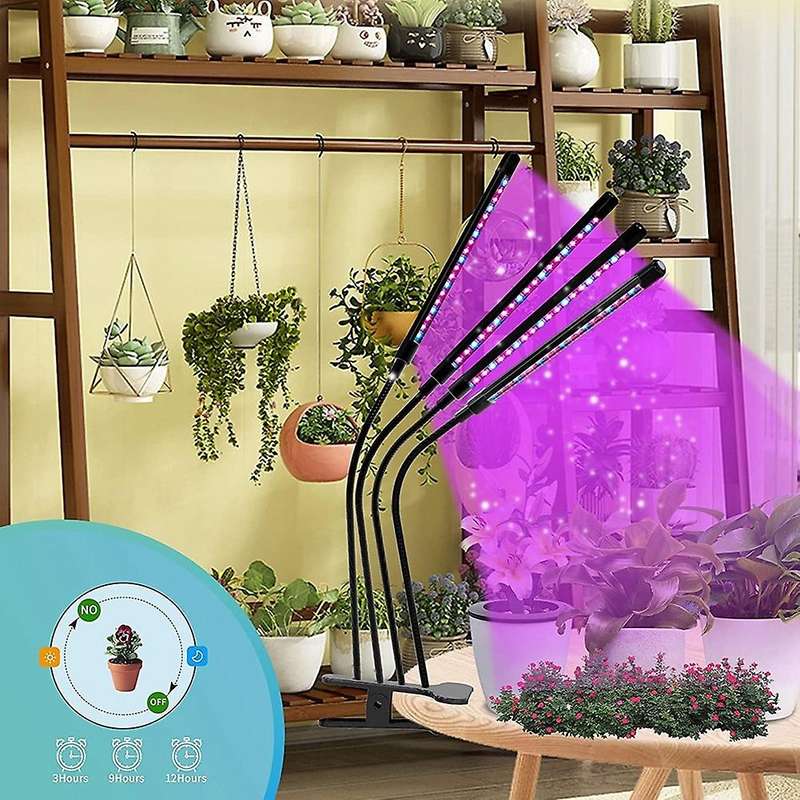 Grow Lights for Indoor Plants - Full Spectrum Plant Light Us Plug