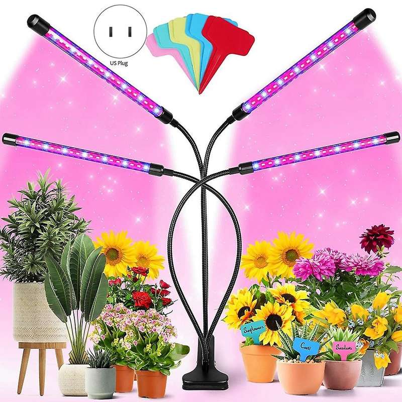 Grow Lights for Indoor Plants - Full Spectrum Plant Light Us Plug