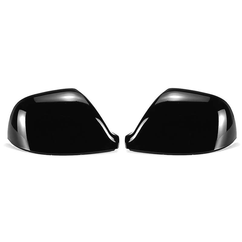 Glossy Black Mirror Covers Car For-vw Transporter T5 T5.1 2010-2019