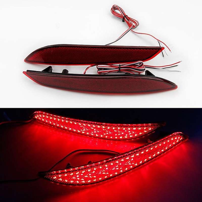 Rear Bumper Led Fog Brake Light Reflector Parking Turn Signal Lamp