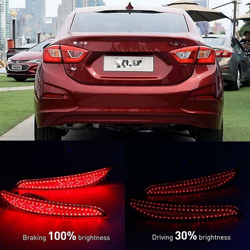 Rear Bumper Led Fog Brake Light Reflector Parking Turn Signal Lamp