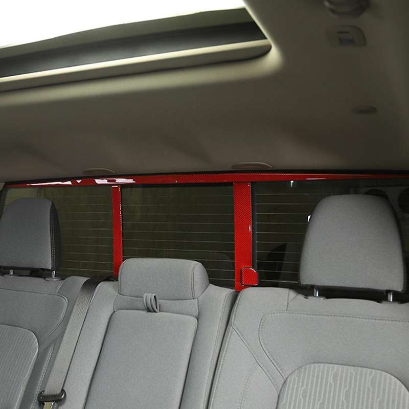 Car Inner Rear Door Window Cover Trim Stickers for Ram 2018-2022 A