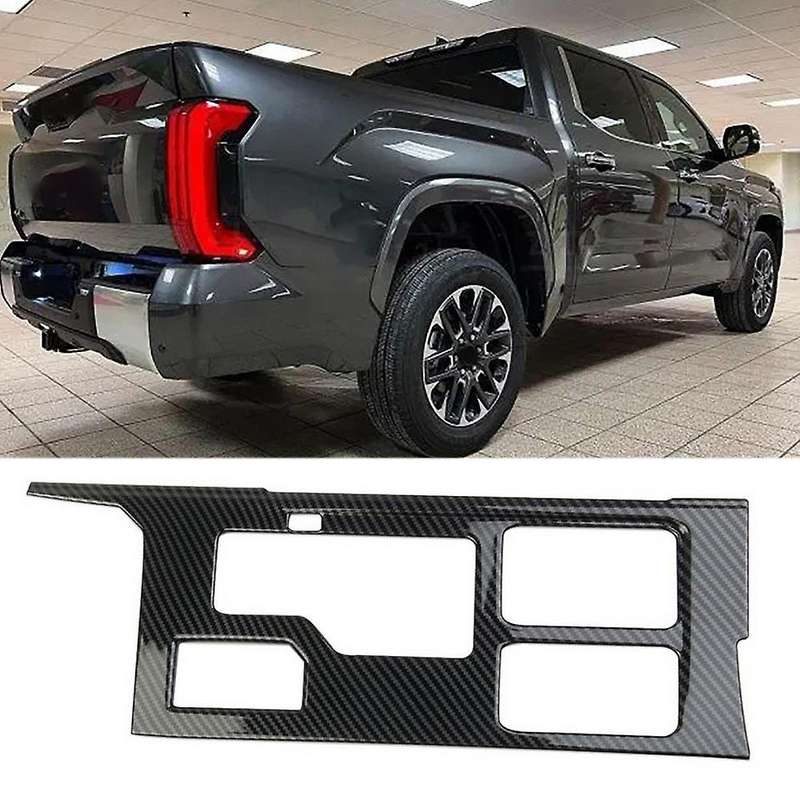 Car Carbon Fiber Abs Gear Box Frame Decoration Cover Trim Stickers