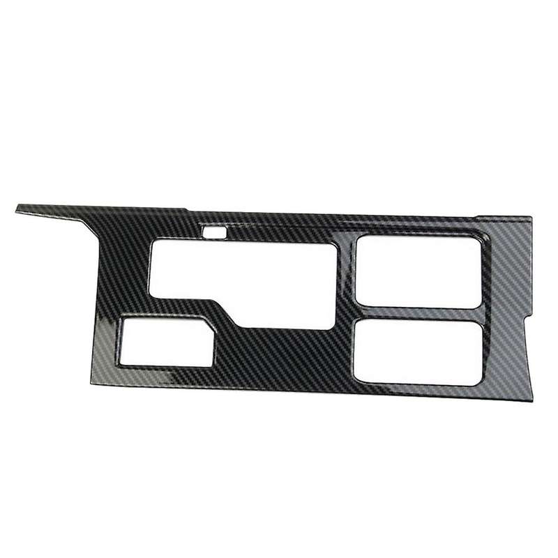Car Carbon Fiber Abs Gear Box Frame Decoration Cover Trim Stickers