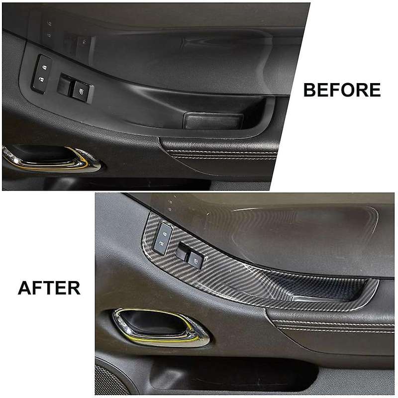 Car Window Lift Switch Button Panel Cover Trim Decor Sticker