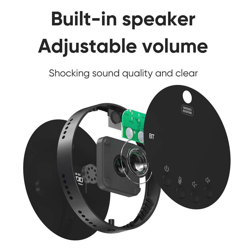 Bluetooth5.0 Desktop Usb Microphone,mute/volume Function with Speaker