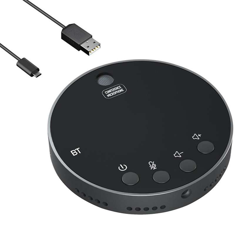 Bluetooth5.0 Desktop Usb Microphone,mute/volume Function with Speaker