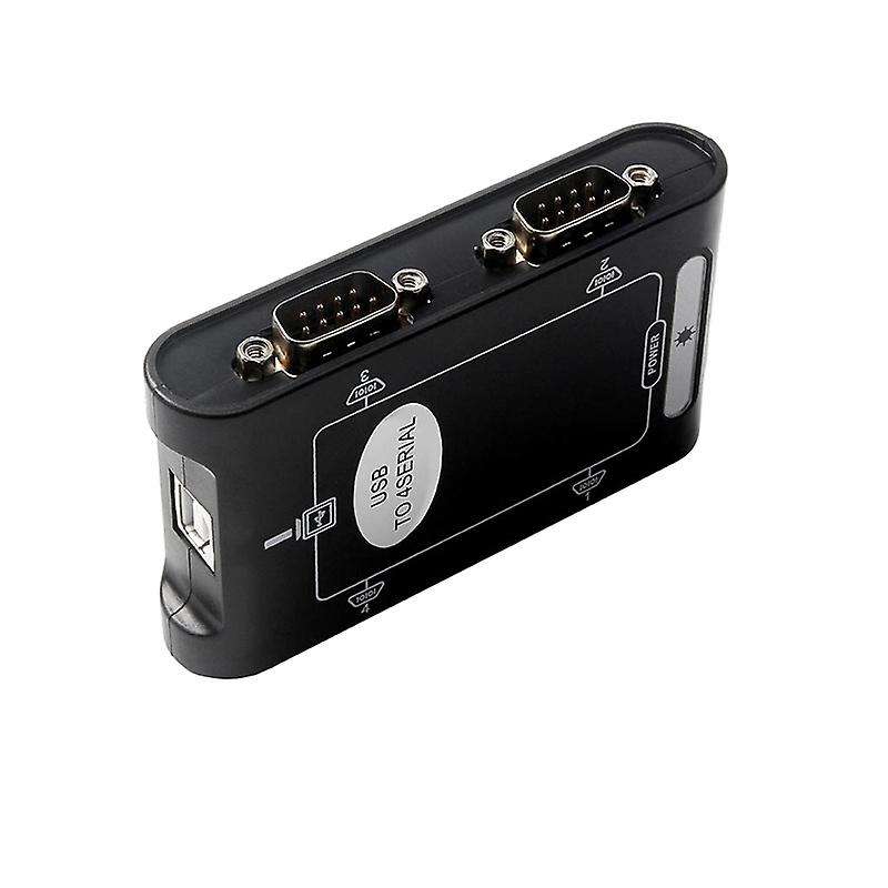 4 Port Rs232 to Usb 2.0 Adapter Usb Serial Db9 Com Controller Card