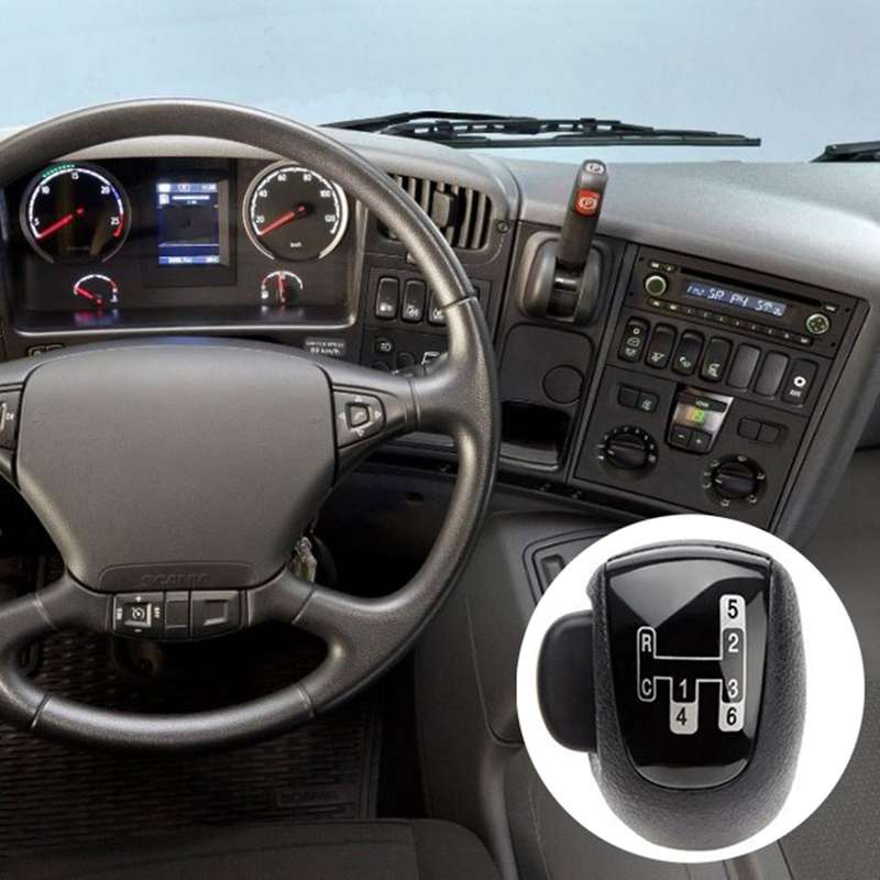 2x 6 Speed +r+c Car Gear Shift Knob Lever Manual Fit for Scania