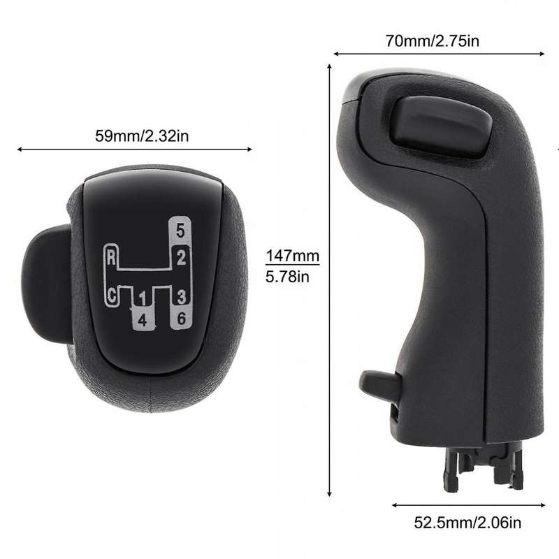 2x 6 Speed +r+c Car Gear Shift Knob Lever Manual Fit for Scania