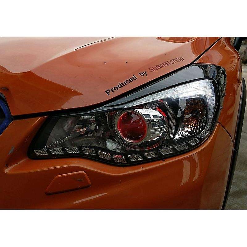 Car Styling Abs Headlight Eyebrow Decorative Cover Sticker Trim