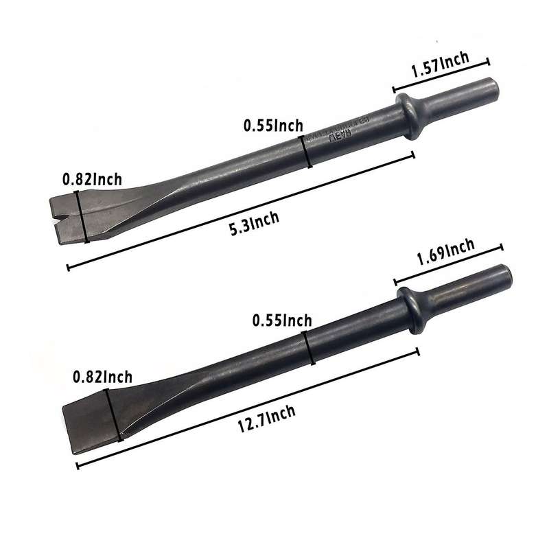 Pneumatic Chisel Air Hammer Sander Bit Set 9 Piece Set