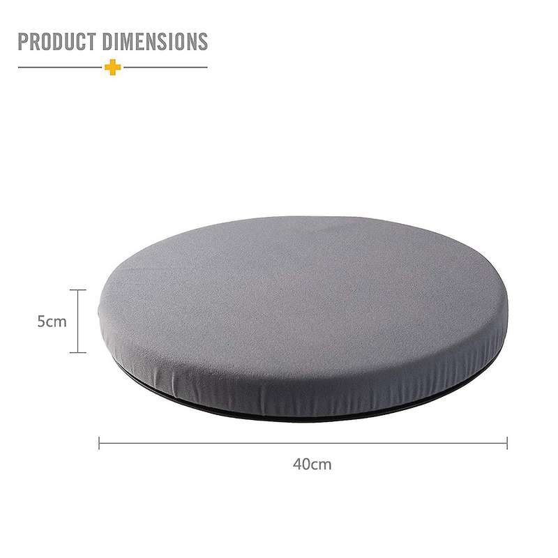 360 Degree Rotating Cushion Bottom Easy Access Mobility Home Office