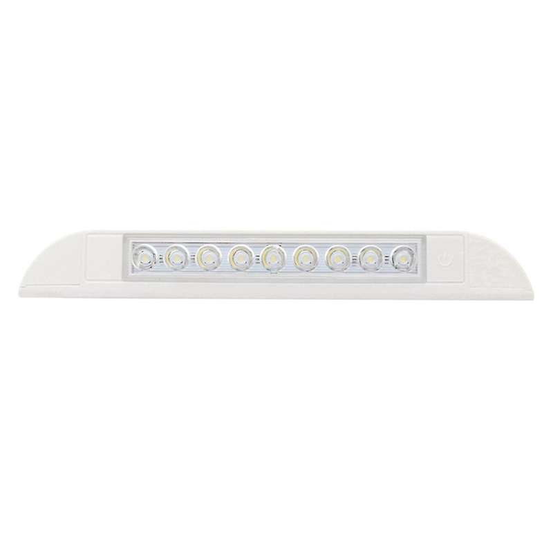 2x 9 Led Awning Light 12v 24v Waterproof 256mm Strip Lamp White