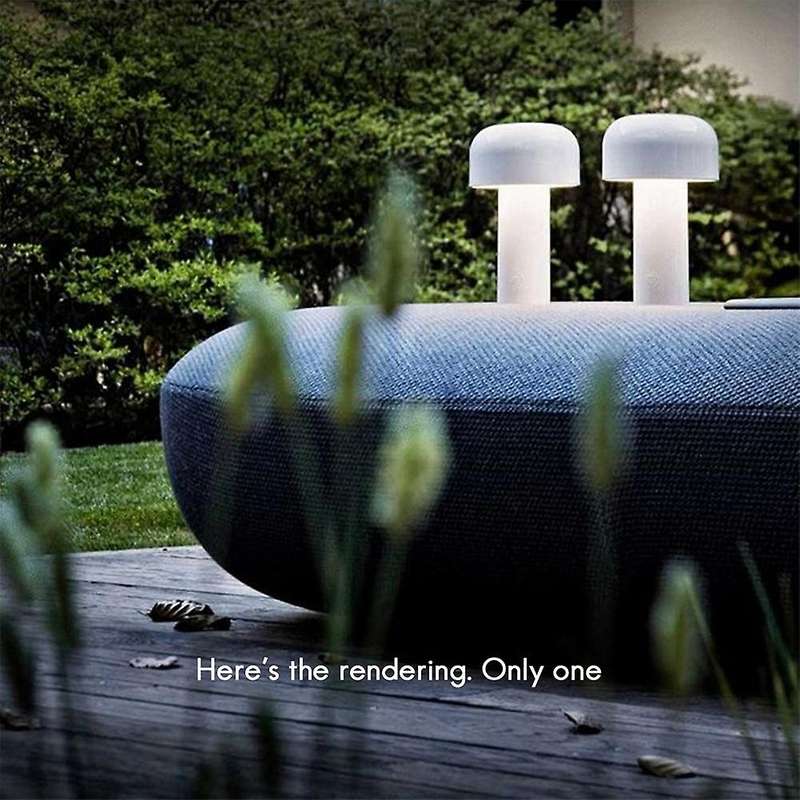 Mushroom Table Lamp Portable Usb Charging Touch Table Lamp,black