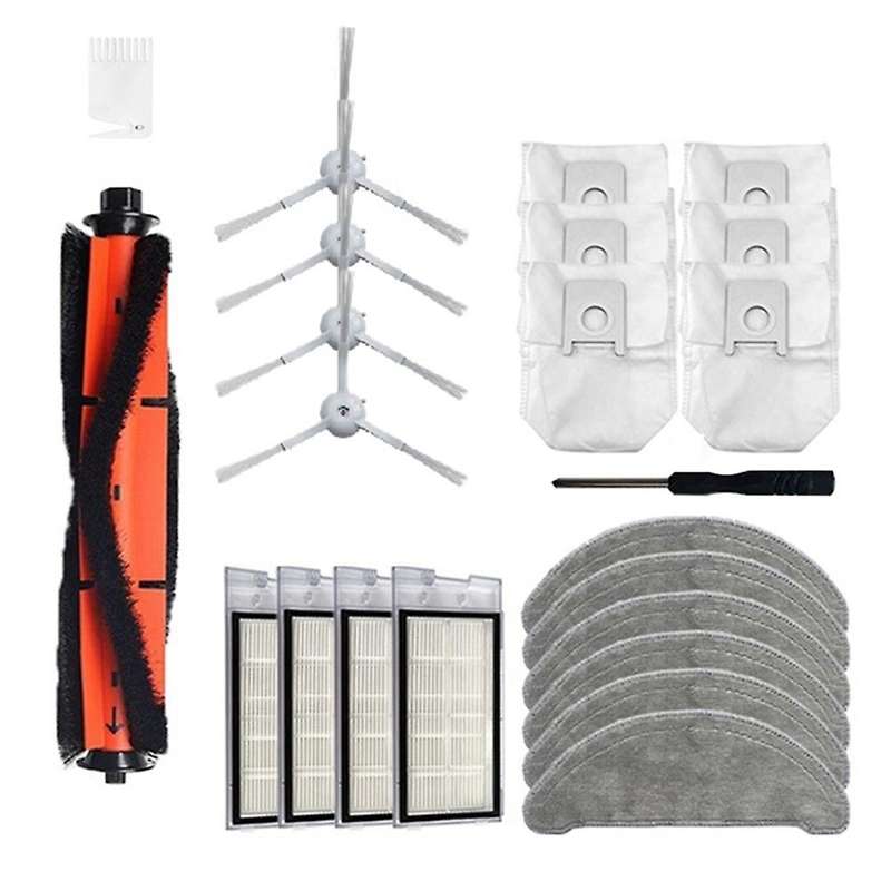 Roller Brush Side Brushes Hepa Filters for Roidmi Eve Plus