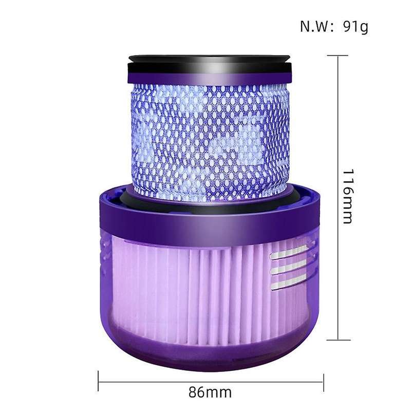 5pcs Hepa Replacement Vacuum Filters for Dyson Cordless Vacuum V10