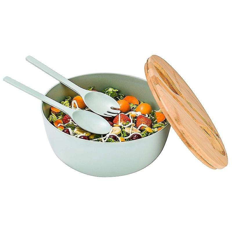 Bamboo Fiber Salad Bowl - Large 9.8 Inches Mixing Bowls Salad Bowl