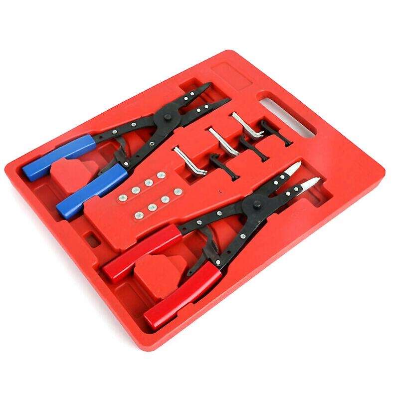 2 Pc.10 Inch Ratchet Type Circlip Remover Installer Snap Ring Pliers