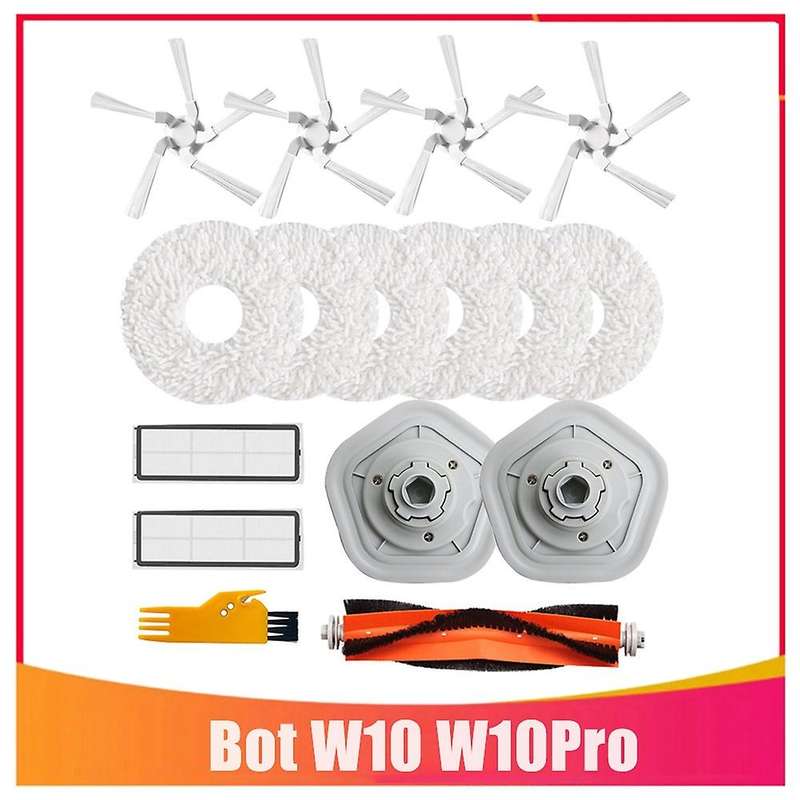 16pcs Replacement Kit for Dreame W10/w10 Pro Robot Vacuum Cleaner