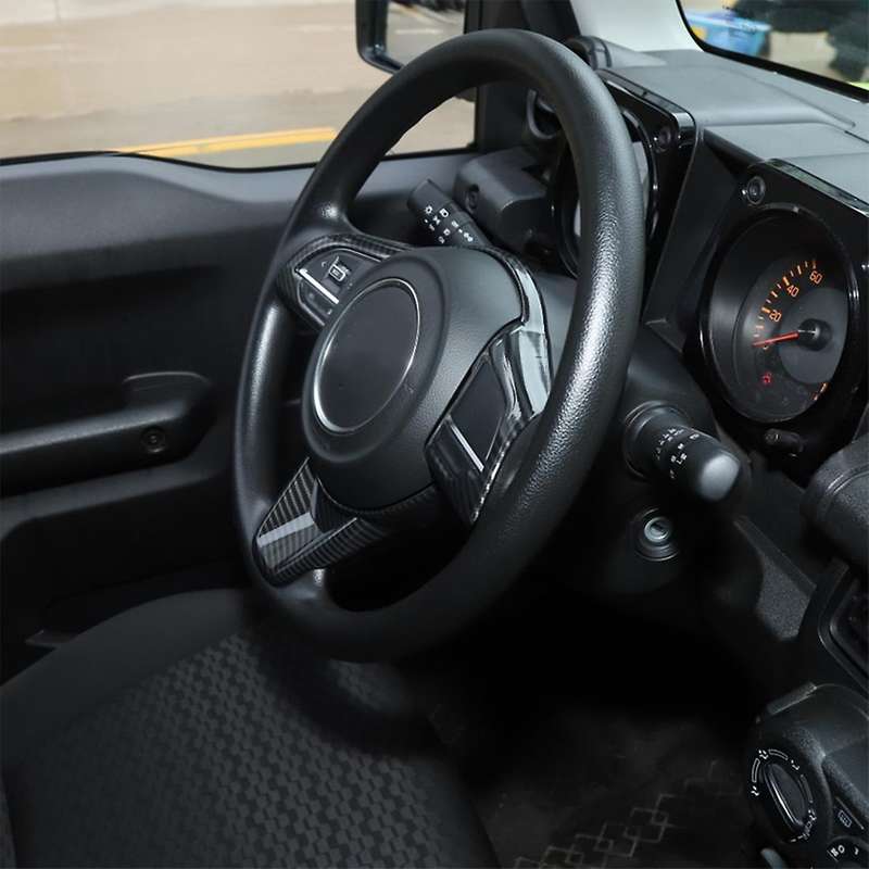 Car Steering Wheel Cover Stickers Trim for Suzuki Jimny 2019-2022 A