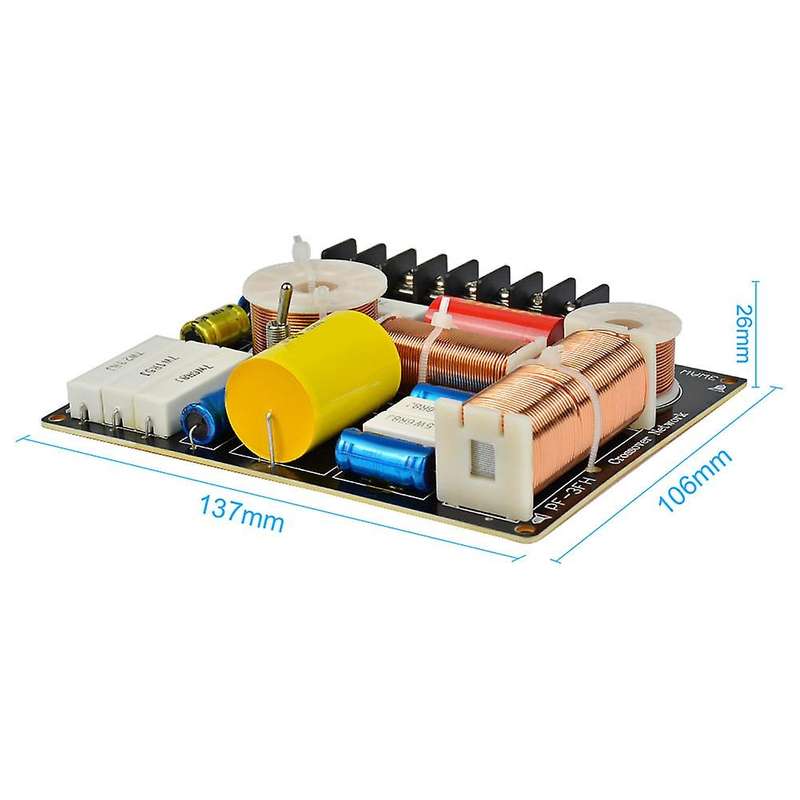 280w 3 Way Audio Speaker Crossover Frequency Divider for Diy Speaker