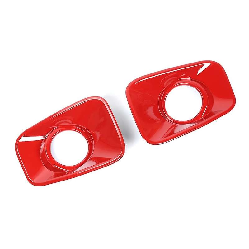 Car Front Fog Lamp Cover for Suzuki Jimny 2019-2022,abs Red