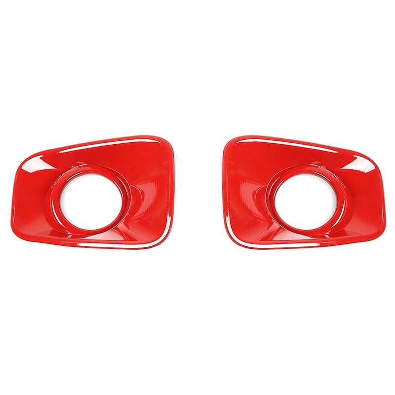 Car Front Fog Lamp Cover for Suzuki Jimny 2019-2022,abs Red
