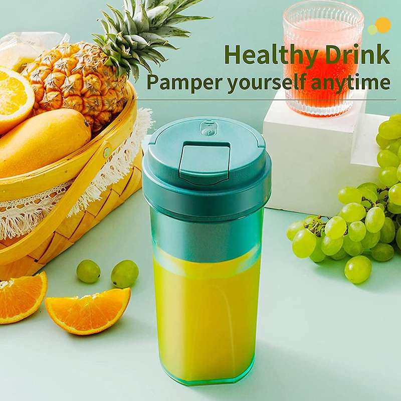 Portable Blender for Shakes and Smoothies,usb Rechargeable, Green