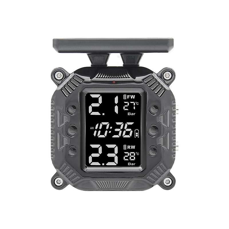 Motorcycle Tpms Tire Pressure with Solar Charging Tyre Monitoring