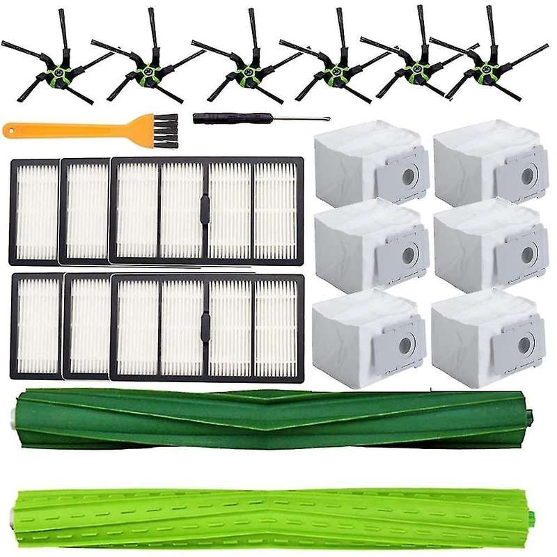 Main Side Brush Filter and Dust Bag Replacement Parts Kits for Irobot