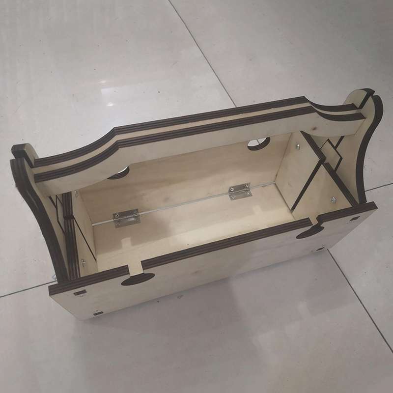 Wooden Picnic Table Outdoor Folding Wine Table Removable -wood Color